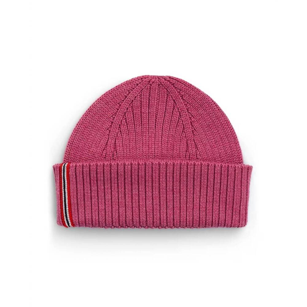 NEW AMUNDSEN unisex merino beanie in peony pink
